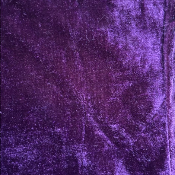 Vintage Purple Velvet Pants - Picture 4 of 7